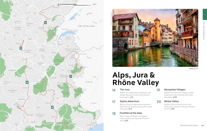 Guide de voyage (en anglais) - France's Best Road Trips - Édition 2024 | Lonely Planet guide de voyage Lonely Planet EN 