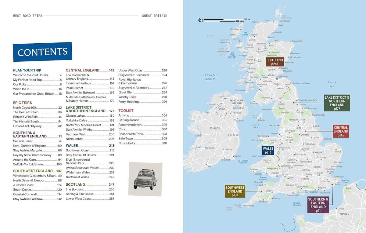 Guide de voyage (en anglais) - Great Britain's Best Road Trips 2026 | Lonely Planet guide de voyage Lonely Planet EN 