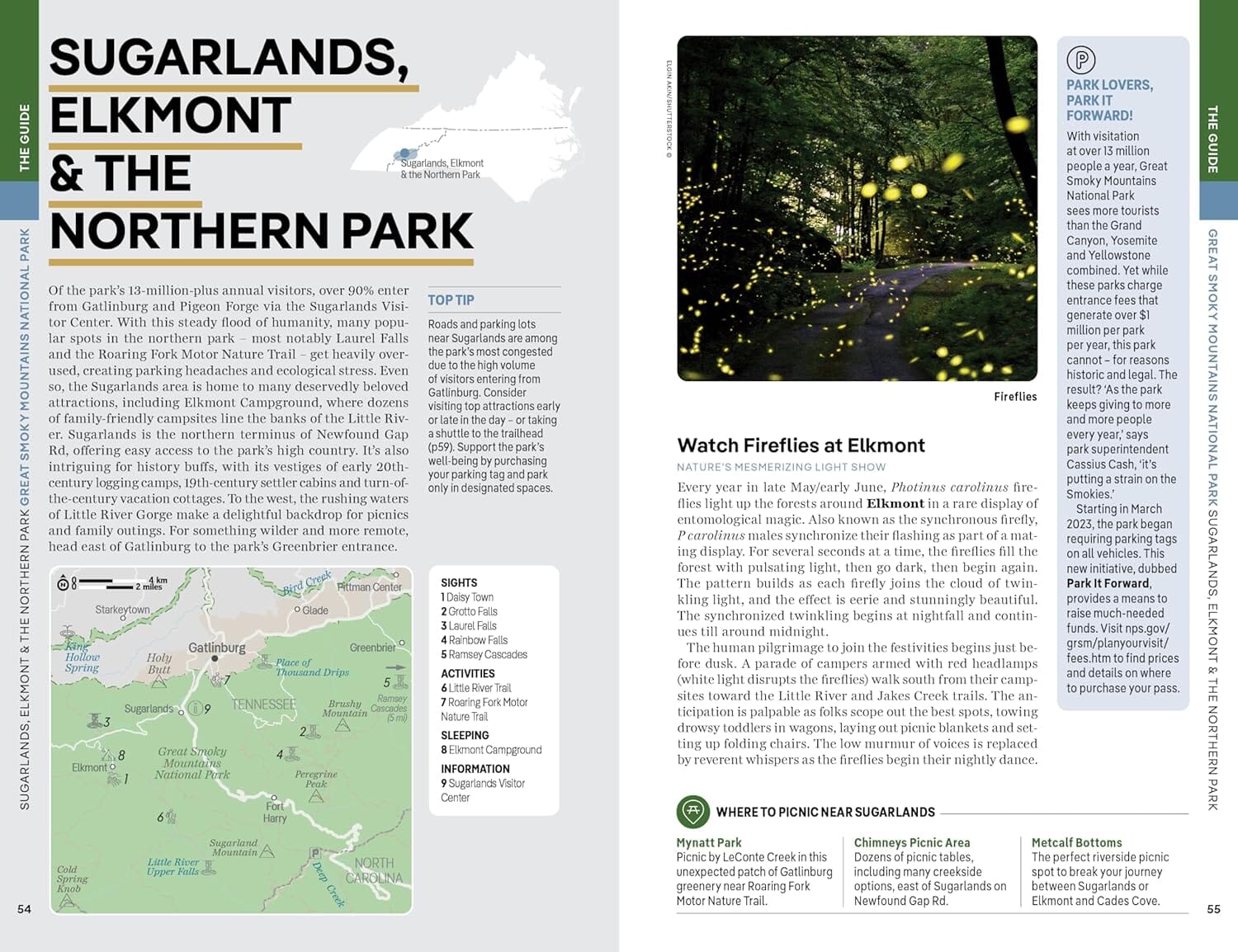 Guide de voyage (en anglais) - Great Smoky Mountains national park - Édition 2024 | Lonely Planet guide de voyage Lonely Planet EN 