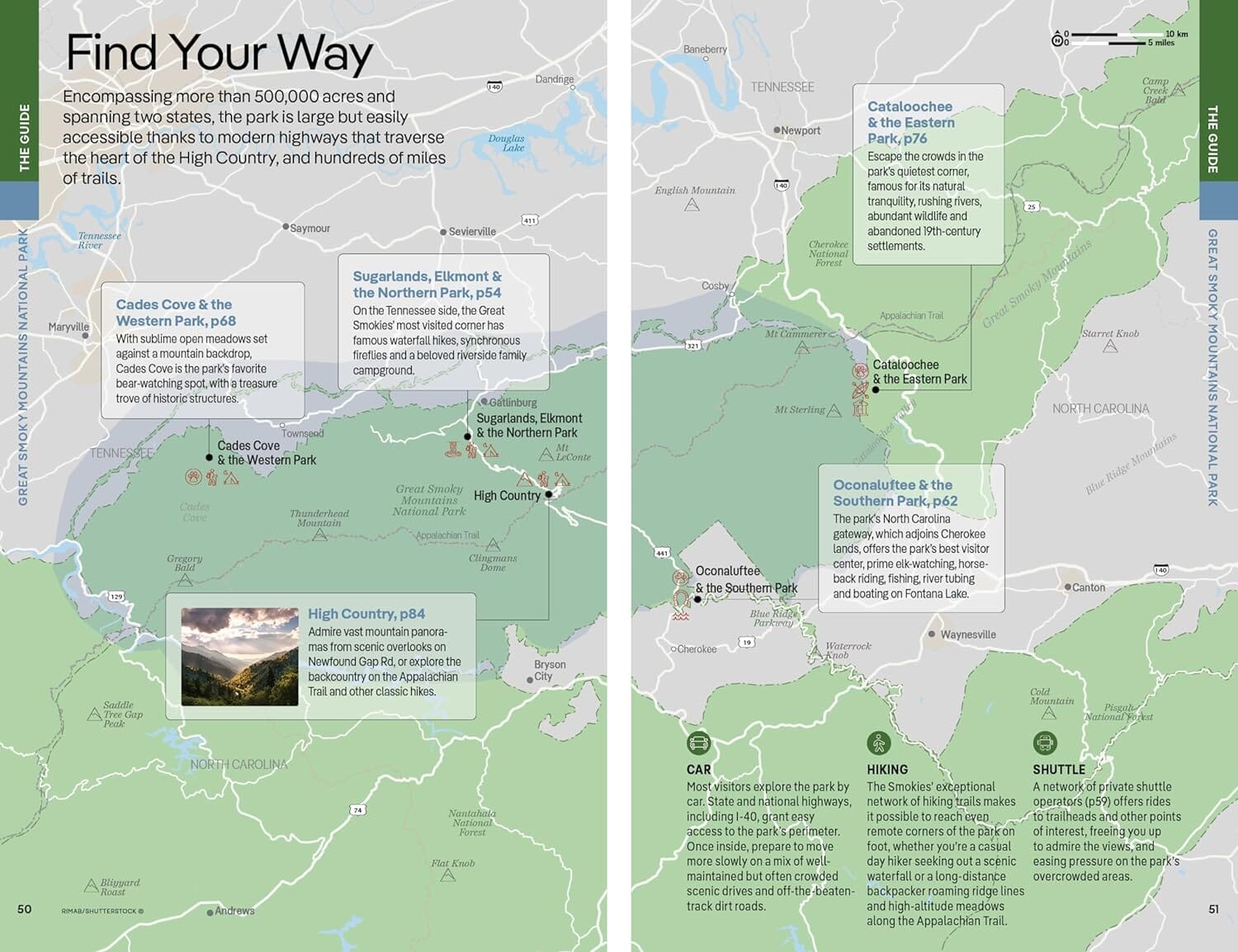 Guide de voyage (en anglais) - Great Smoky Mountains national park - Édition 2024 | Lonely Planet guide de voyage Lonely Planet EN 