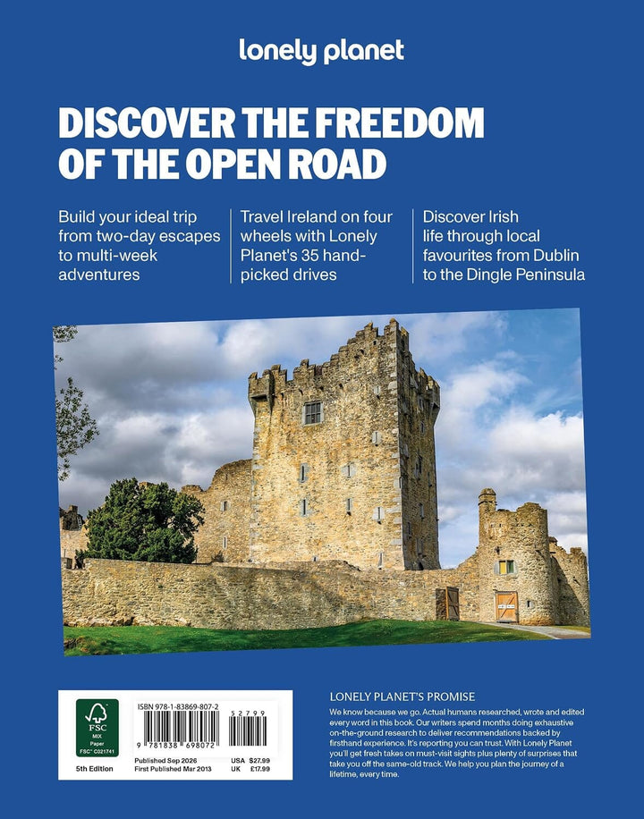 Guide de voyage (en anglais) - Ireland Best Road Trips 2026 | Lonely Planet guide de voyage Lonely Planet EN 