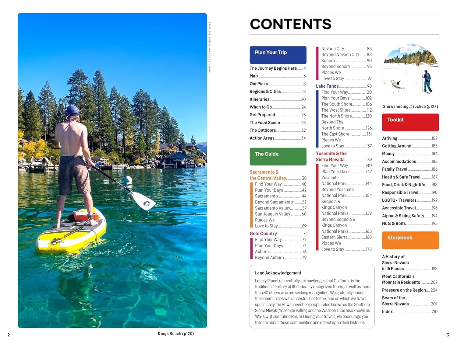 Guide de voyage (en anglais) - Lake Tahoe, Yosemite, Central California 2026 | Lonely Planet guide de voyage Lonely Planet EN 