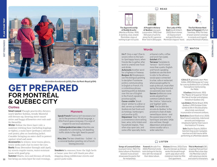 Guide de voyage (en anglais) - Montréal & Quebec City 2026 | Lonely Planet guide de voyage Lonely Planet EN 