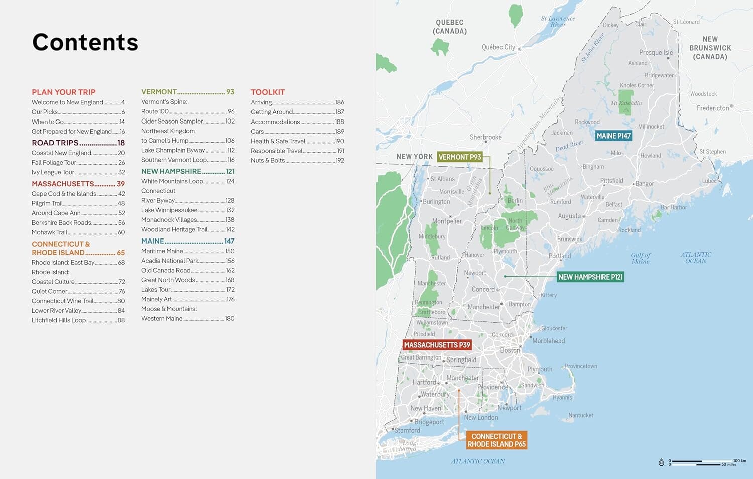 Guide de voyage (en anglais) - New England's best trips | Lonely Planet guide de voyage Lonely Planet EN 