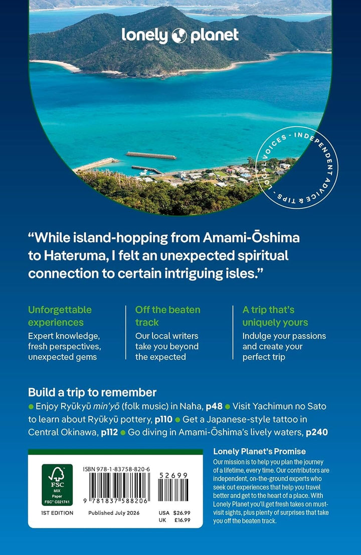 Guide de voyage (en anglais) - Okinawa & Southwest Islands 2026 | Lonely Planet guide de voyage Lonely Planet EN 