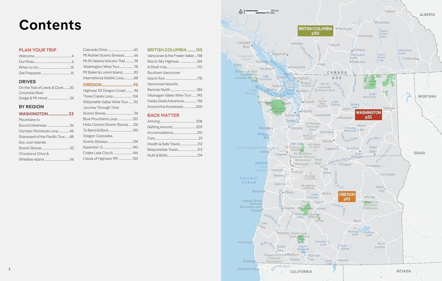 Guide de voyage (en anglais) - Pacific Northwest's best trips - Édition 2024 | Lonely Planet guide de voyage Lonely Planet EN 