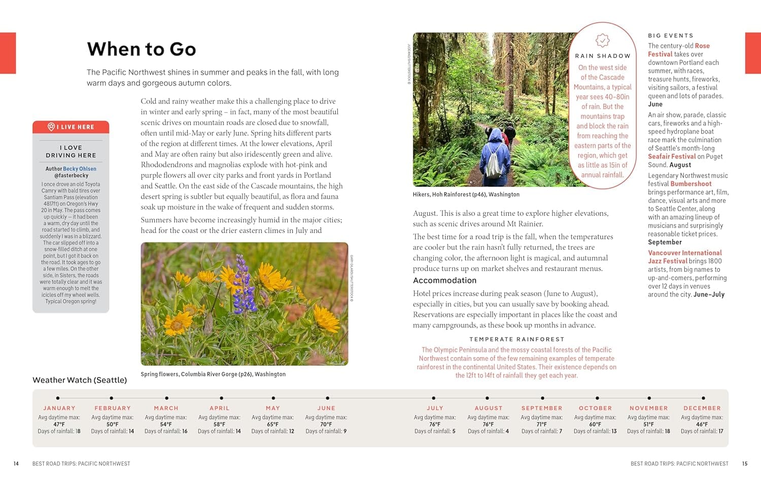 Guide de voyage (en anglais) - Pacific Northwest's best trips - Édition 2024 | Lonely Planet guide de voyage Lonely Planet EN 