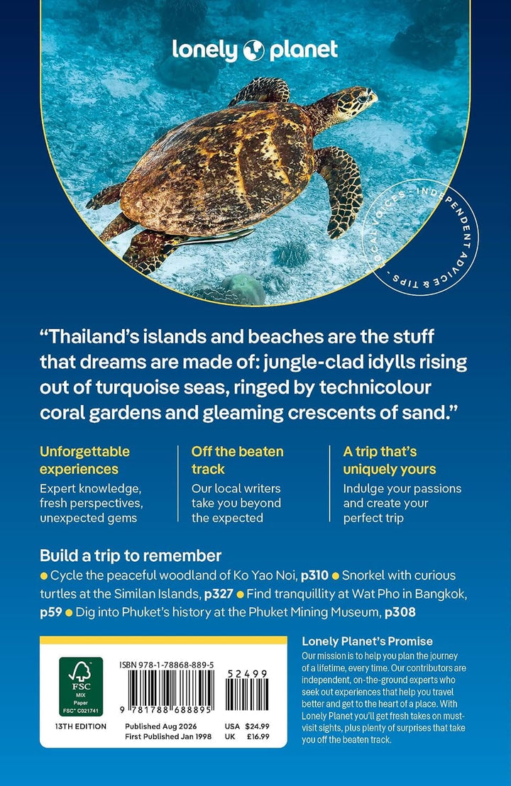 Guide de voyage (en anglais) - Thailand's Islands & Beaches | Lonely Planet guide de voyage Lonely Planet EN 
