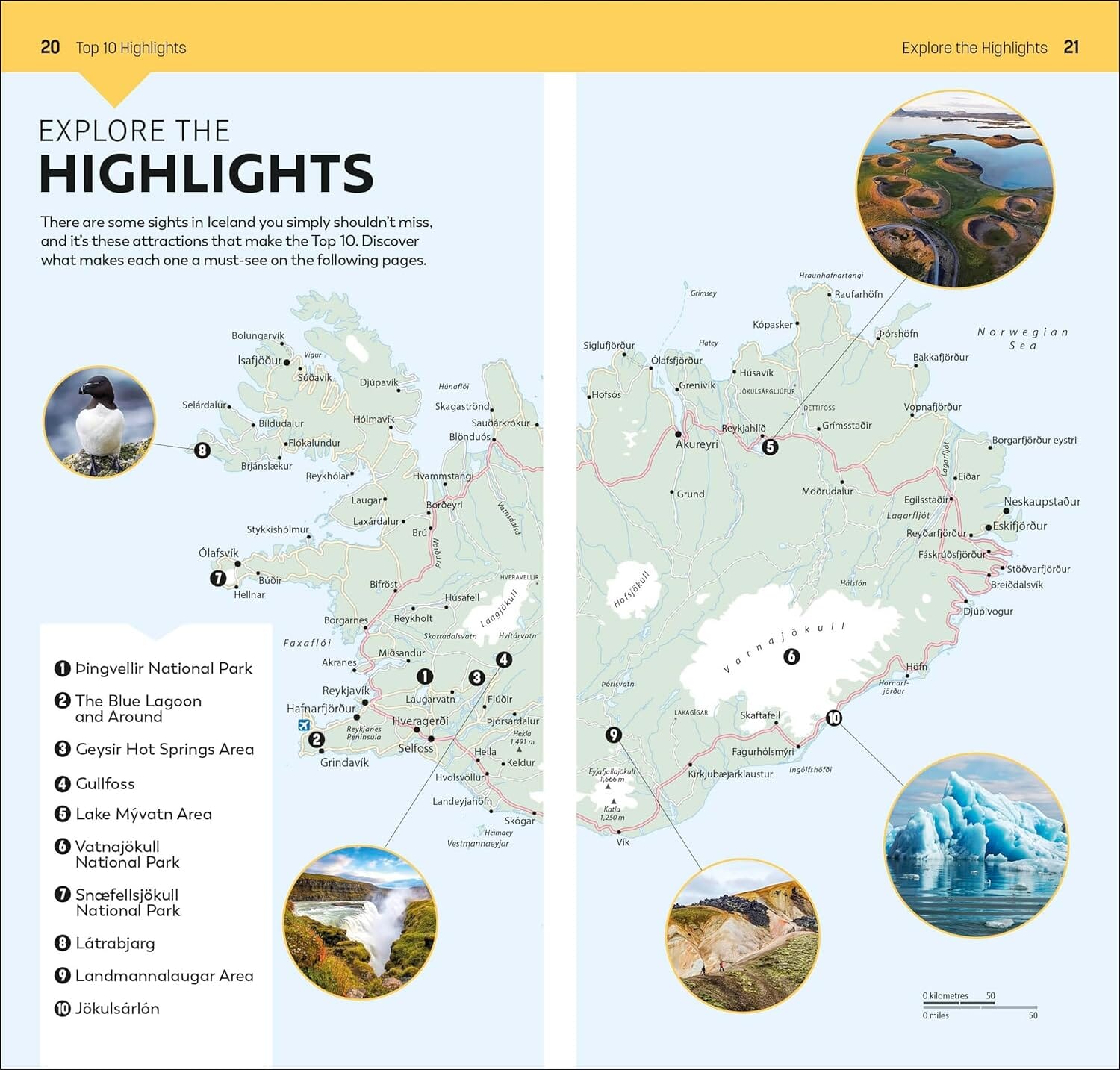 Guide de voyage (en anglais) - Top 10 Iceland 2026 | Eyewitness guide de voyage Eyewitness 