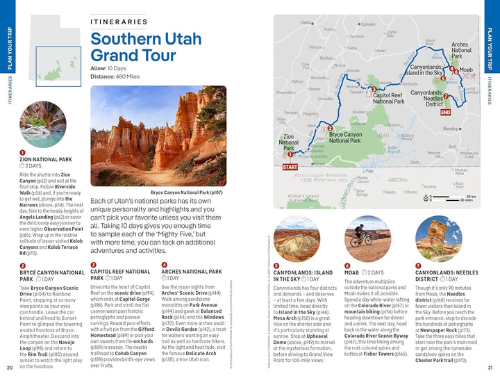 Guide de voyage (en anglais) - Utah's National Park - Édition 2024 | Lonely Planet guide de voyage Lonely Planet EN 
