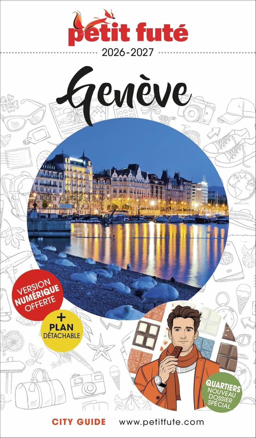 Guide de voyage - Genève 2026/27 + plan | Petit Futé guide de voyage Petit Futé 