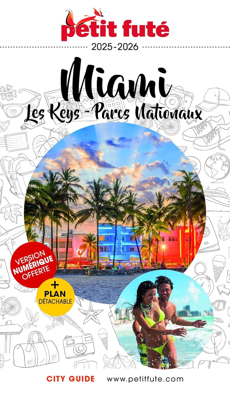Guide de voyage - Miami, les keys, parcs nationaux 2025/26 | Petit Futé guide de voyage Petit Futé 