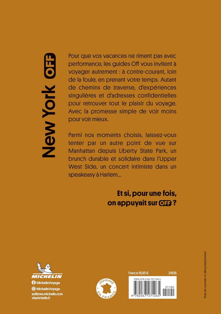 Guide de voyage Off - New York 2026 | Michelin guide de voyage Michelin 
