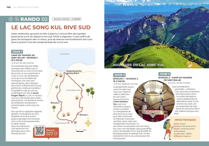 Guide de voyage Petaouchnok - Ouzbékistan avec options randos au Kirghizistan 2026 | Hachette guide de voyage Hachette 