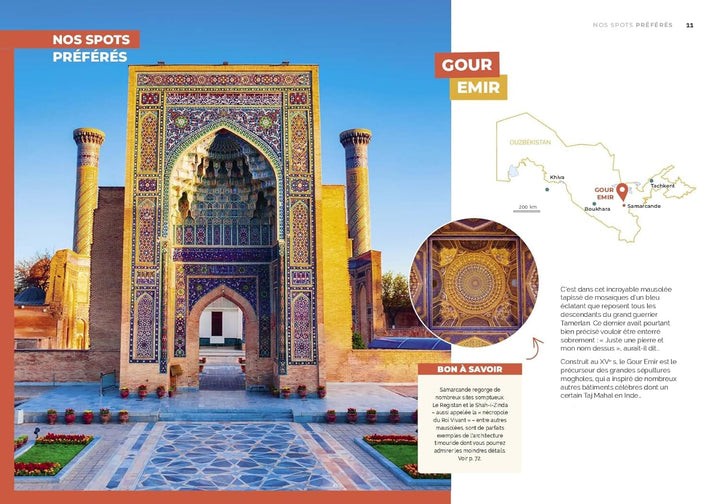 Guide de voyage Petaouchnok - Ouzbékistan avec options randos au Kirghizistan 2026 | Hachette guide de voyage Hachette 