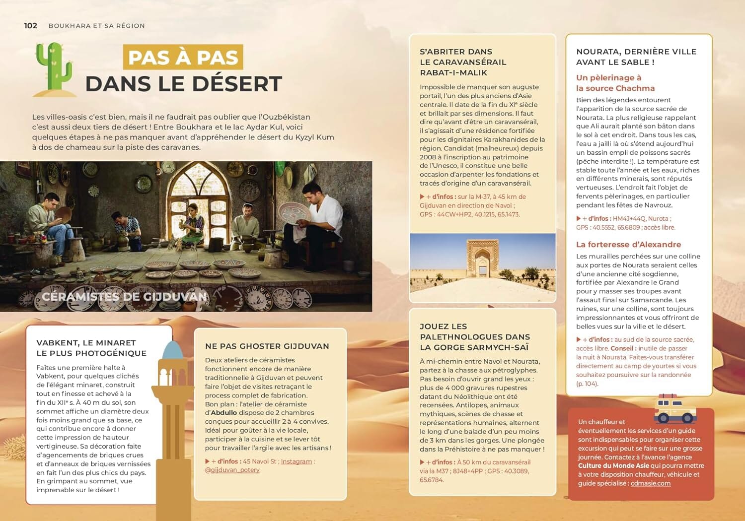 Guide de voyage Petaouchnok - Ouzbékistan avec options randos au Kirghizistan 2026 | Hachette guide de voyage Hachette 