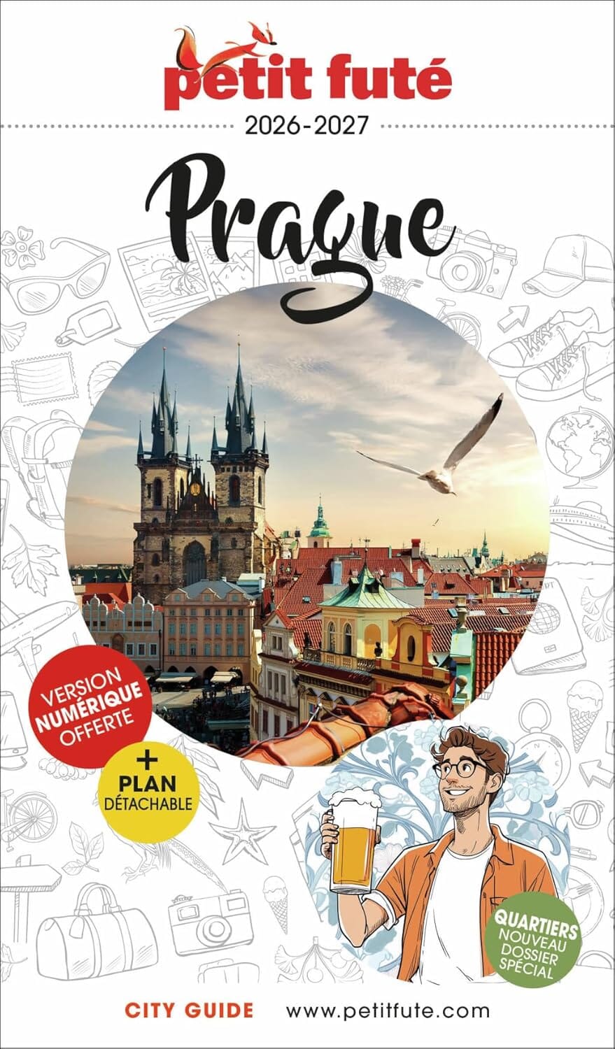 Guide de voyage - Prague 2026 + plan détachable | Petit Futé guide de voyage Petit Futé 