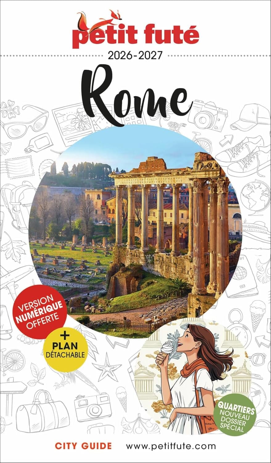 Guide de voyage - Rome 2026/27 + plan détachable | Petit Futé guide de voyage Petit Futé 