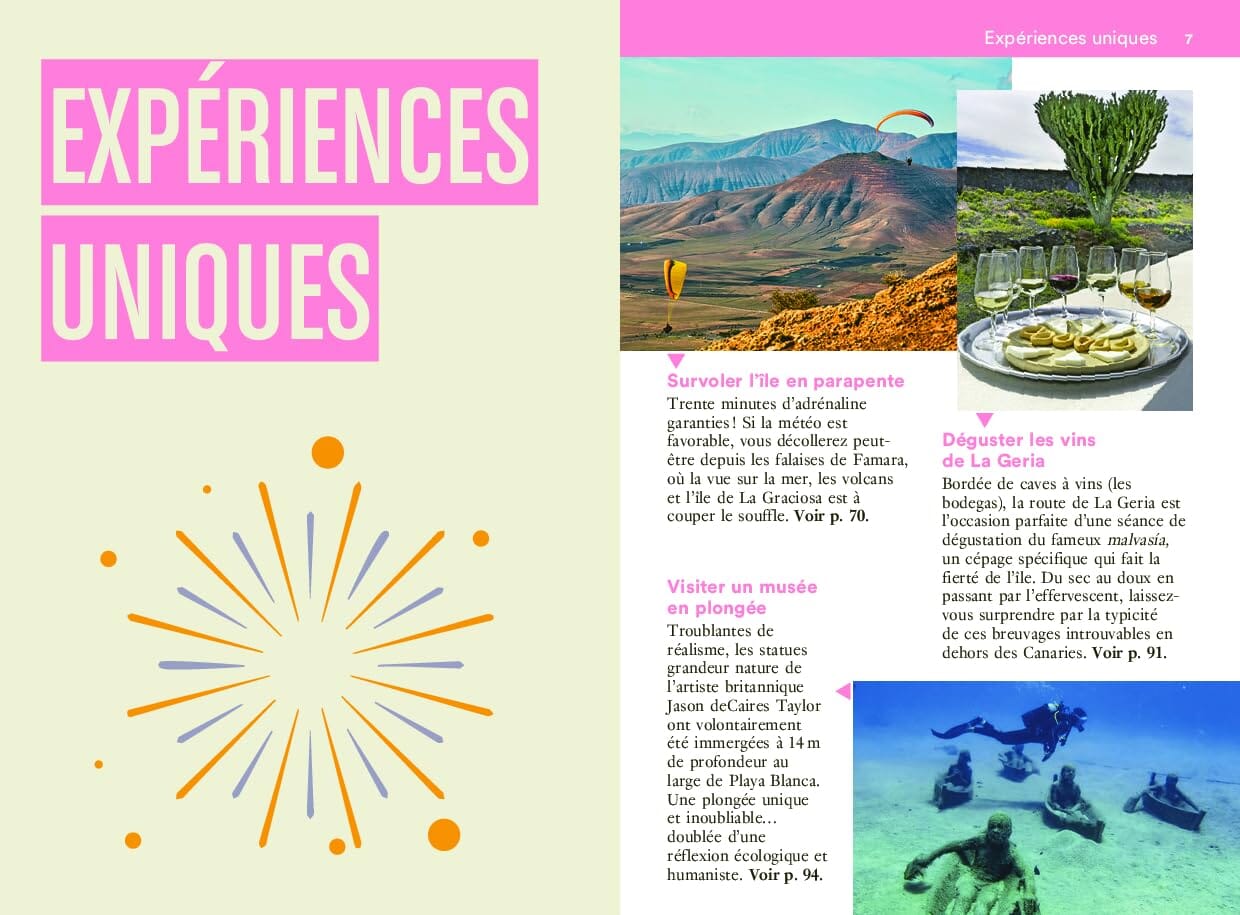 Guide de voyage - Un Grand Week-end à Lanzarote - Édition 2024 | Hachette guide de voyage Hachette 