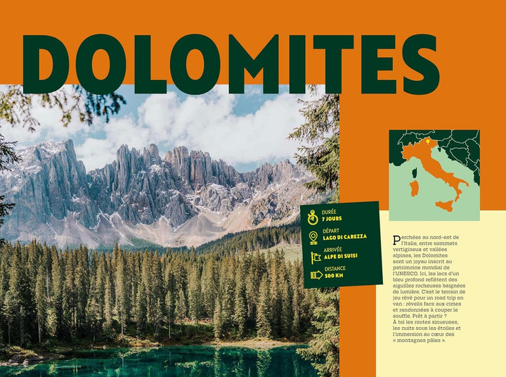 Guide de voyage - Van trips en Europe guide de voyage Hachette 