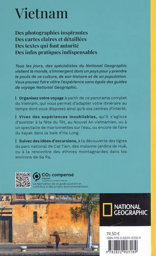 Guide de voyage - Vietnam - Édition 2024 | National geographic guide de voyage National Geographic 