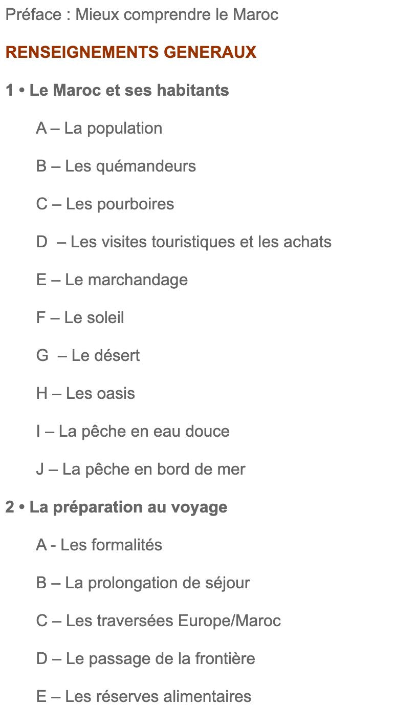 Guide des Campings du Maroc - Edition 2026/27 | Gandini guide de voyage Extrem'Sud - Guides Gandini 