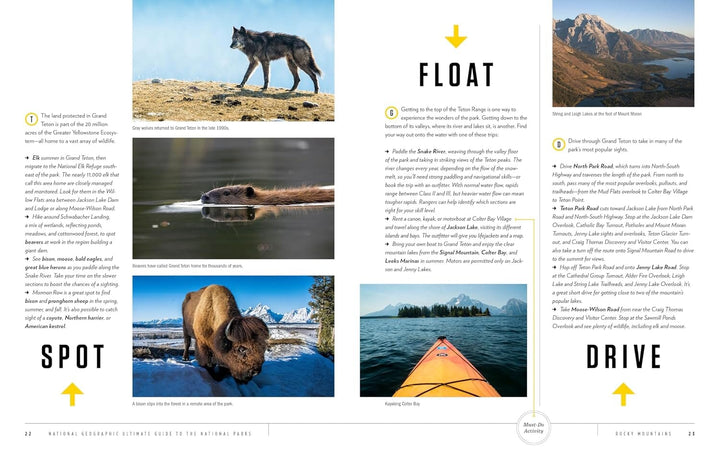 Guide des parcs nationaux américains | National Geographic beau livre National Geographic 