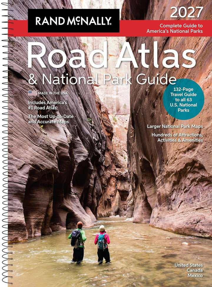 Guide des parcs nationaux USA + Atlas routier 2027 | | Rand McNally atlas Rand McNally 