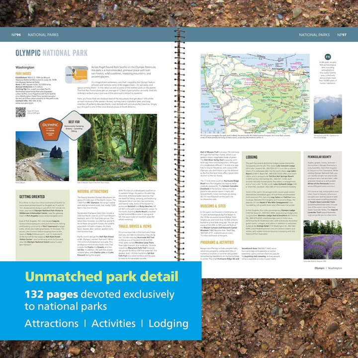 Guide des parcs nationaux USA + Atlas routier 2027 | | Rand McNally atlas Rand McNally 