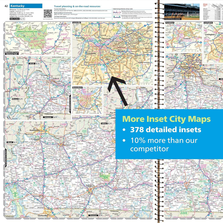 Guide des parcs nationaux USA + Atlas routier 2027 | | Rand McNally atlas Rand McNally 