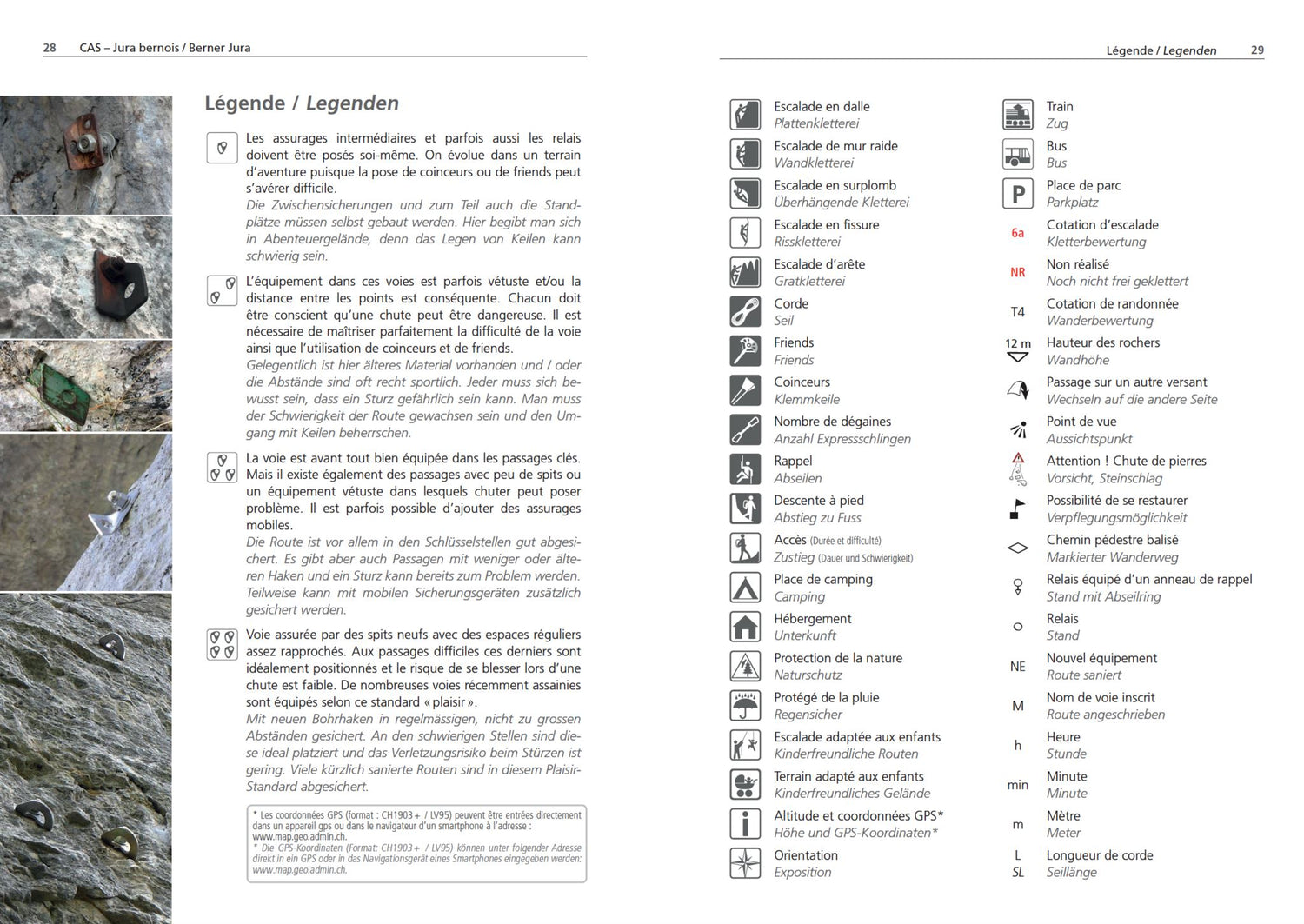 Guide d'escalade - Jura bernois / Klettern Berner Jura | SAC - Club Alpin Suisse guide de randonnée SAC - Club Alpin Suisse 