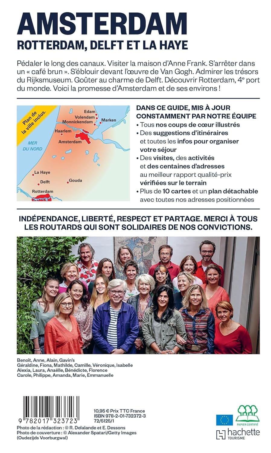 Guide du Routard - Amsterdam, Rotterdam, Delft et La Haye 2026/26 | Hachette guide de voyage Hachette 