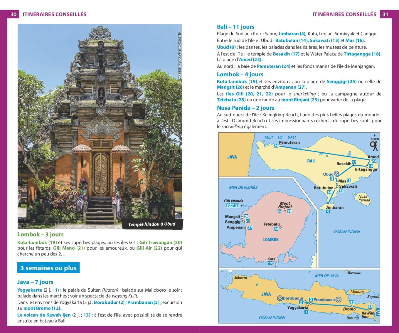 Guide du Routard - Bali, Lombok + Borobudur, Prambanan, volcans de Java 2025/26 | Hachette guide de voyage Hachette