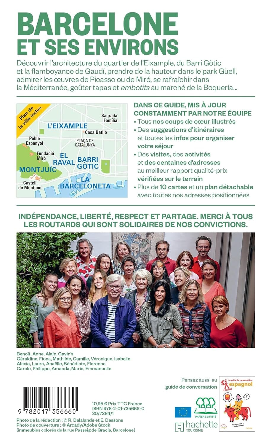 Guide du Routard - Barcelone & environs 2026/27 + plan | Hachette guide de voyage Hachette 