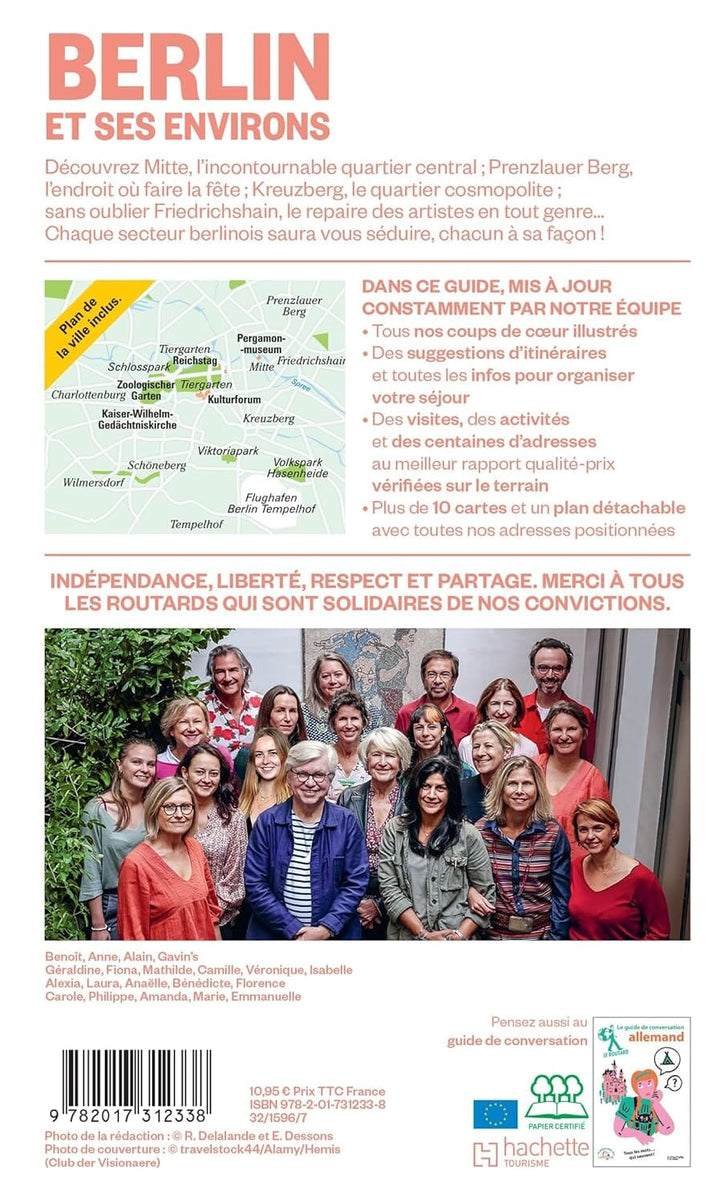 Guide du Routard - Berlin et ses environs + plan 2025/26 | Hachette guide de voyage Hachette 