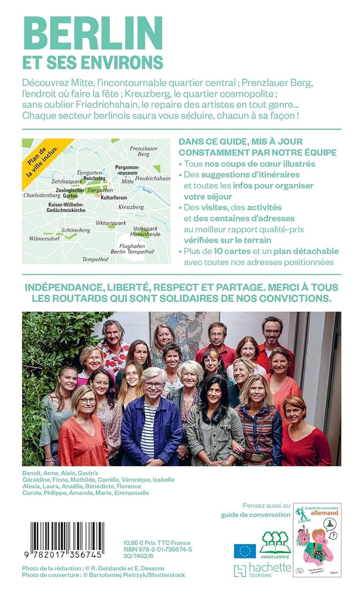 Guide du Routard - Berlin et ses environs + plan 2026/27 | Hachette guide de voyage Hachette 