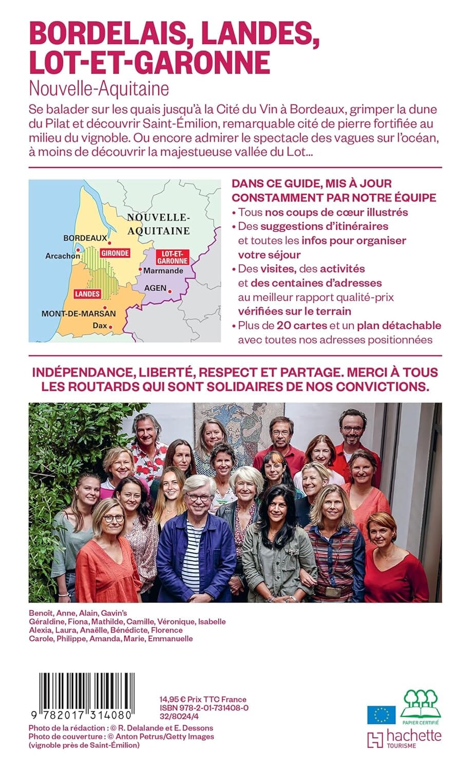 Guide du Routard - Bordelais, Landes, Lot-et-Garonne 2025/26 | Hachette guide de voyage Hachette 