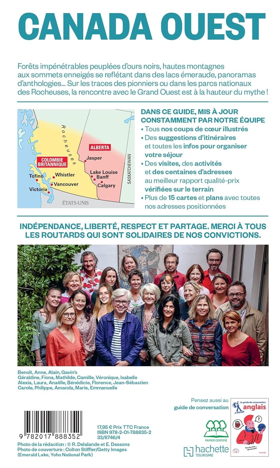 Guide du Routard - Canada Ouest 2024/25 | Hachette guide de voyage Hachette 