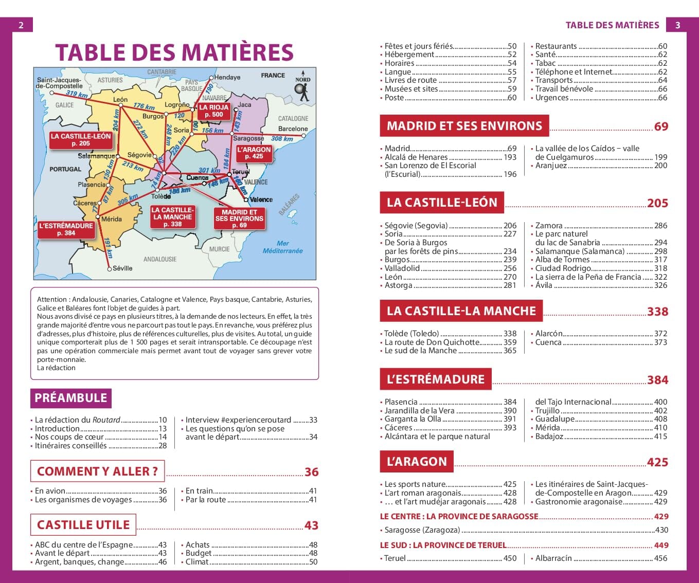 Guide du Routard - Castille & Madrid (+Aragon, Estrémadure) 2024/25 | Hachette guide de voyage Hachette 