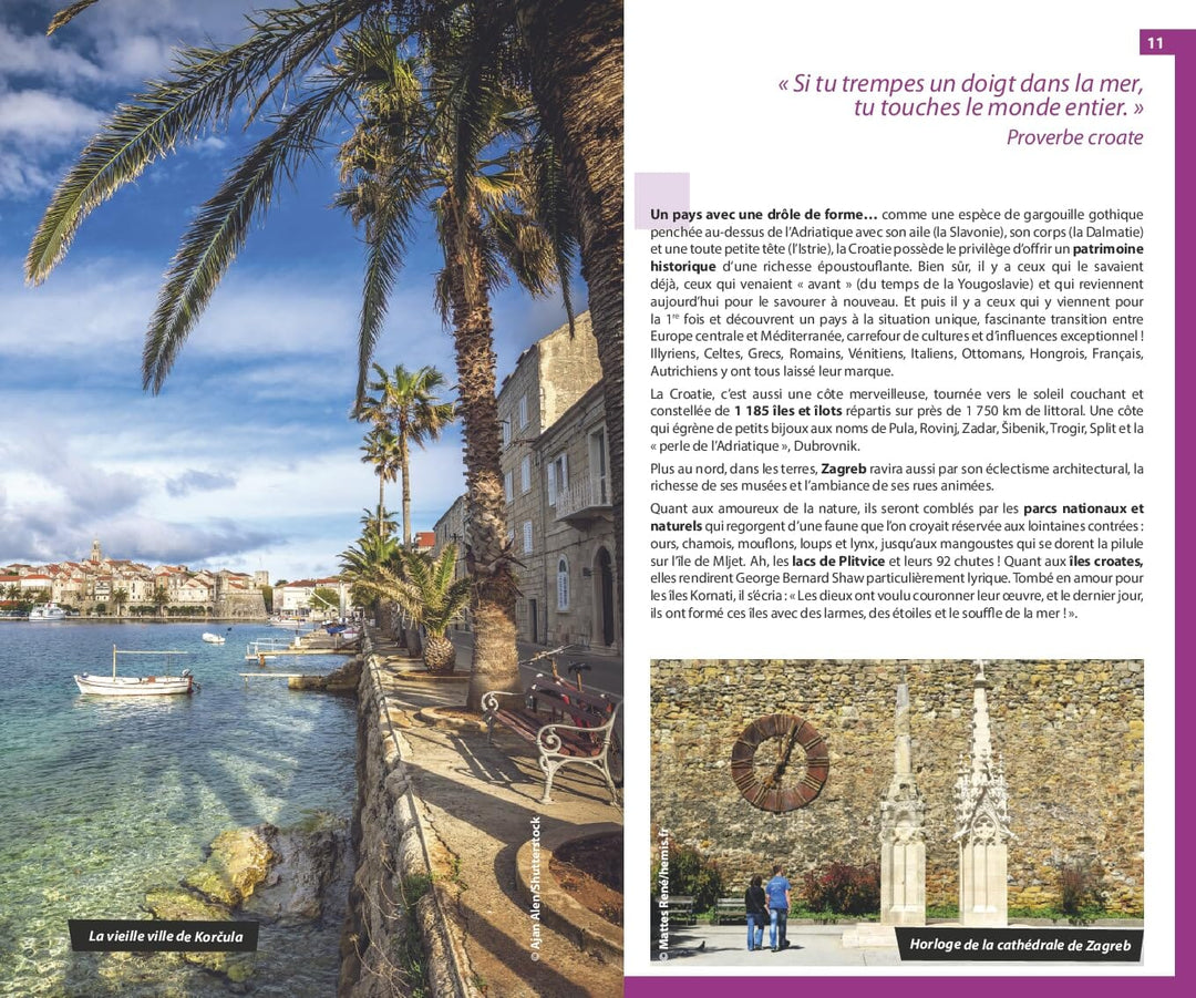 Guide du Routard - Croatie + Mostar (Bosnie) & Kotor (Monténégro) 2024/25 | Hachette guide de voyage Hachette 