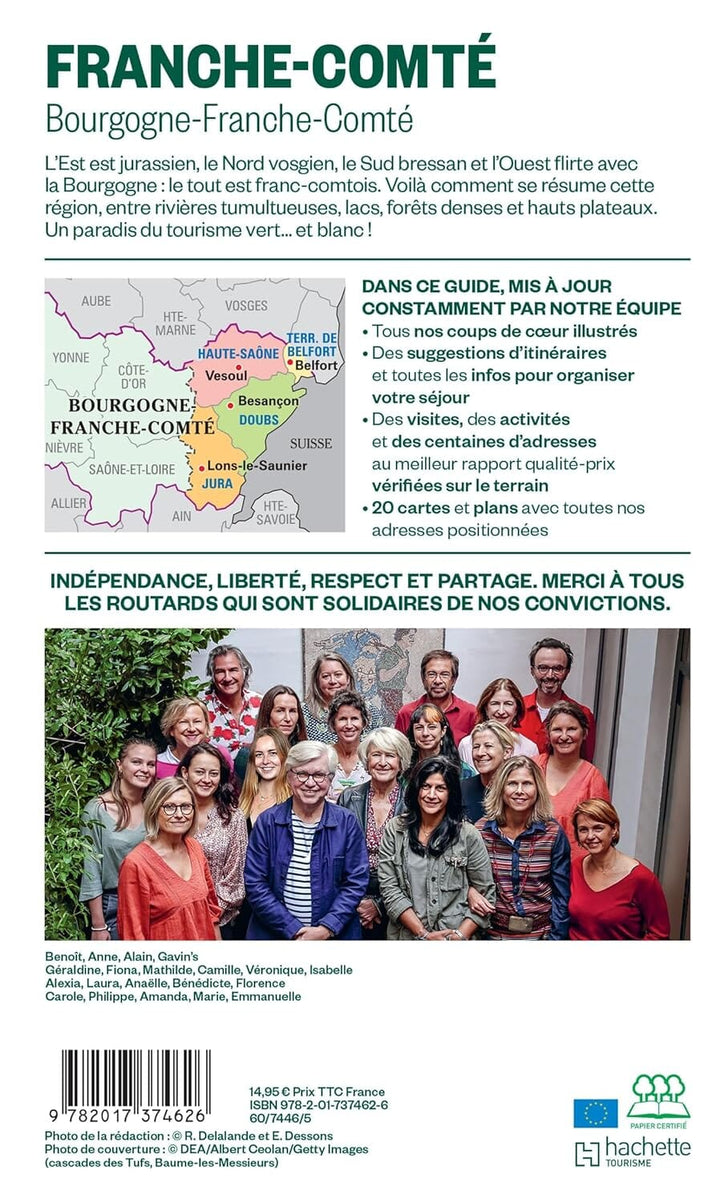 Guide du Routard - Franche-Comté 2026/27 | Hachette guide de voyage Hachette 