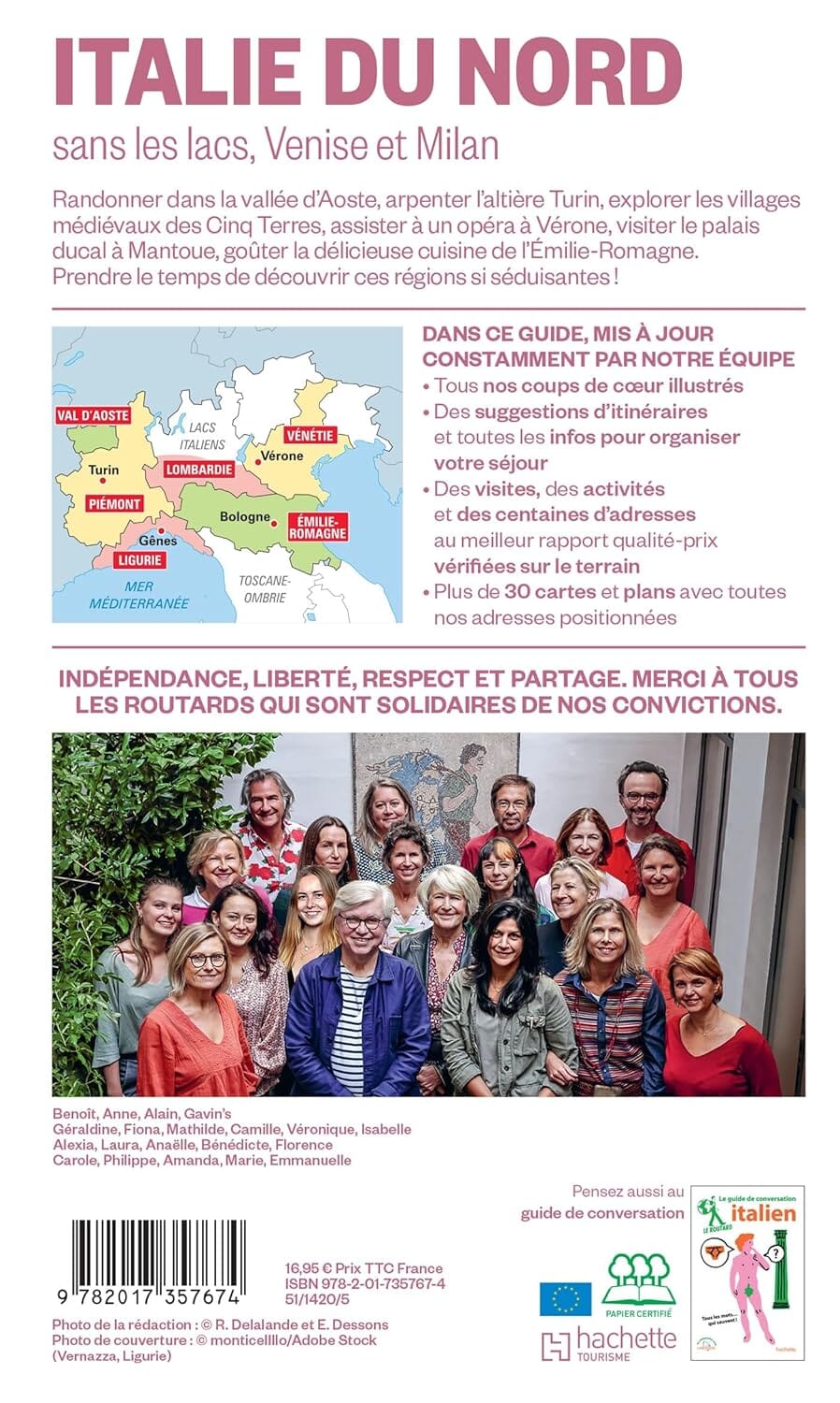 Guide du Routard - Italie du Nord 2026/27 (sans les lacs italiens, Venise et Milan) | Hachette guide de voyage Hachette 