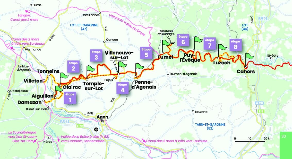 Guide du Routard - La Vallée du Lot à vélo | Hachette guide de voyage Hachette 