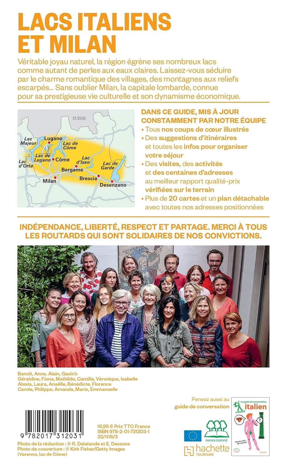 Guide du Routard - Lacs italiens & Milan 2025/26 | Hachette guide de voyage Hachette 