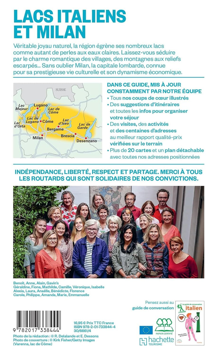 Guide du Routard - Lacs italiens & Milan 2026/27 | Hachette guide de voyage Hachette 