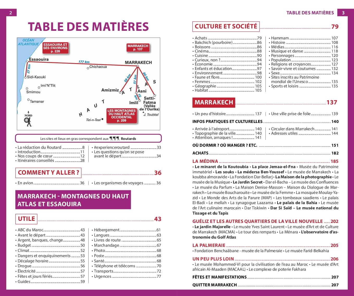 Guide du Routard - Marrakech, Haut Atlas & Essaouira + plan de ville 2026/27 | Hachette guide de voyage Hachette