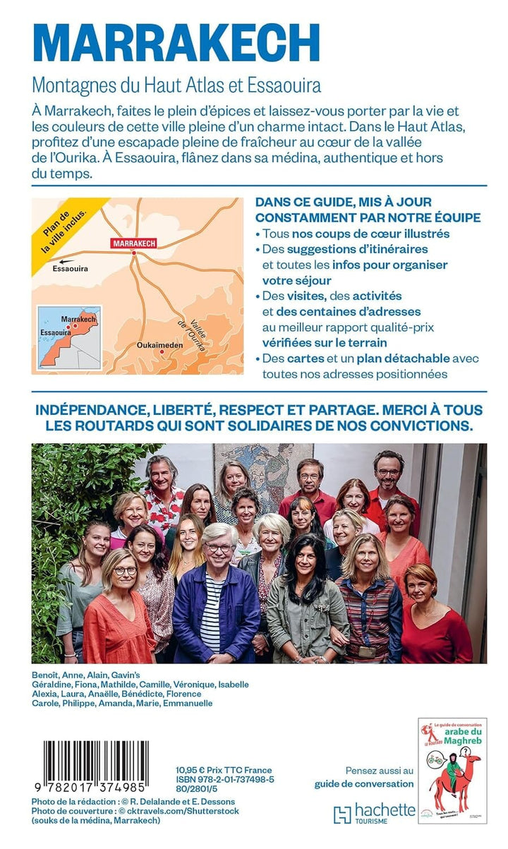Guide du Routard - Marrakech, Haut Atlas & Essaouira + plan de ville 2027/28 | Hachette guide de voyage Hachette 