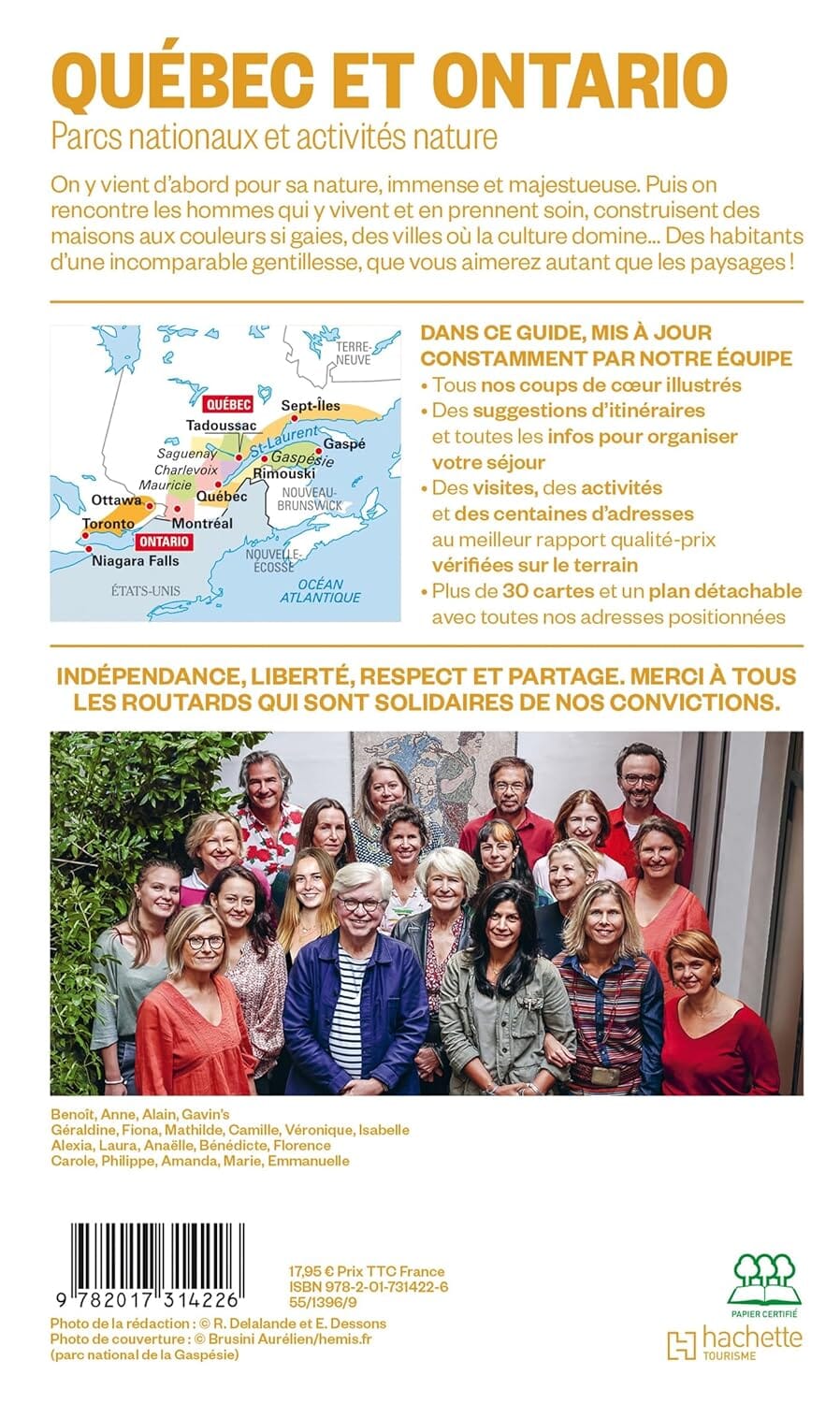 Guide du Routard - Québec, Ontario 2025/26 | Hachette guide de voyage Hachette 