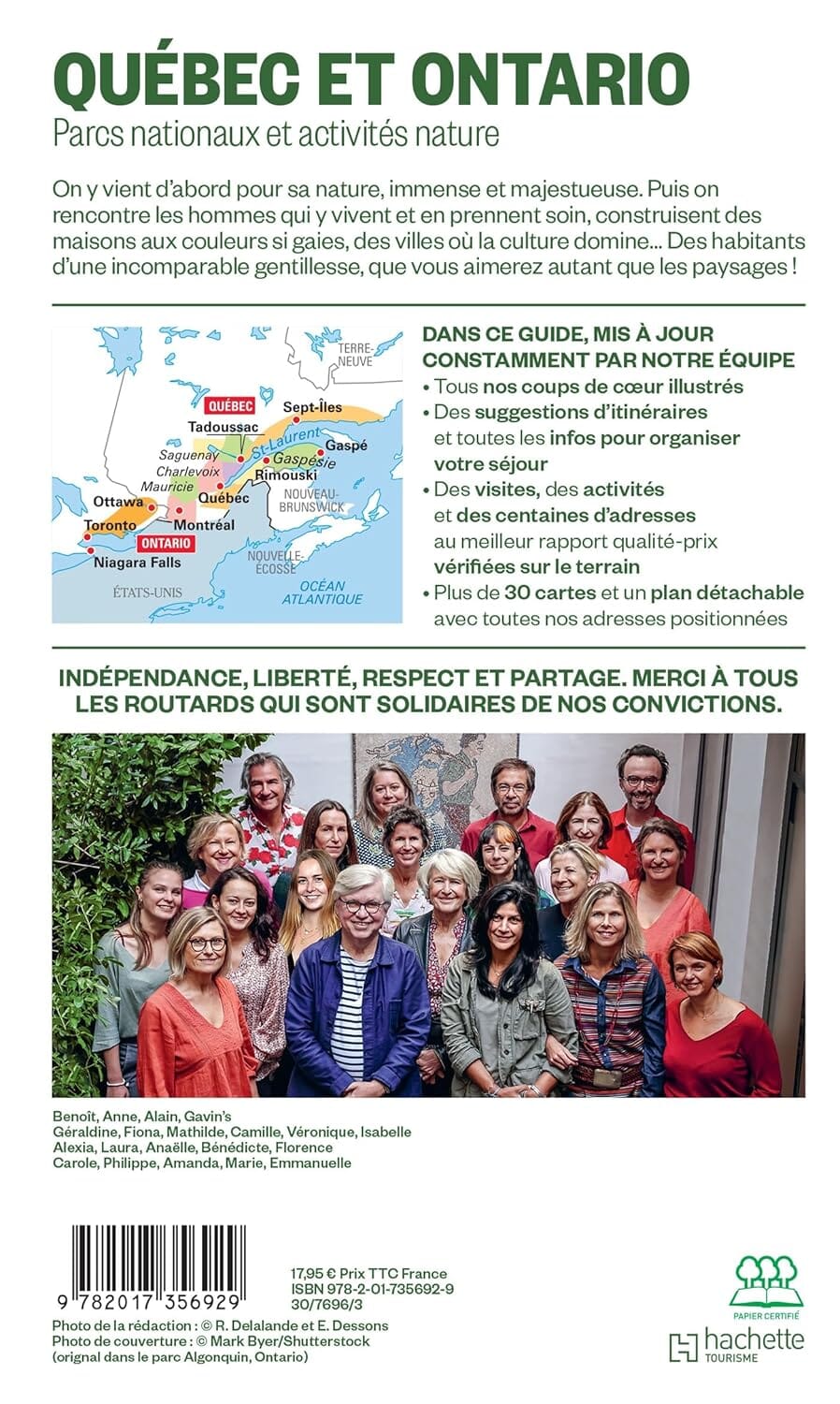 Guide du Routard - Québec, Ontario 2026/27 | Hachette guide de voyage Hachette