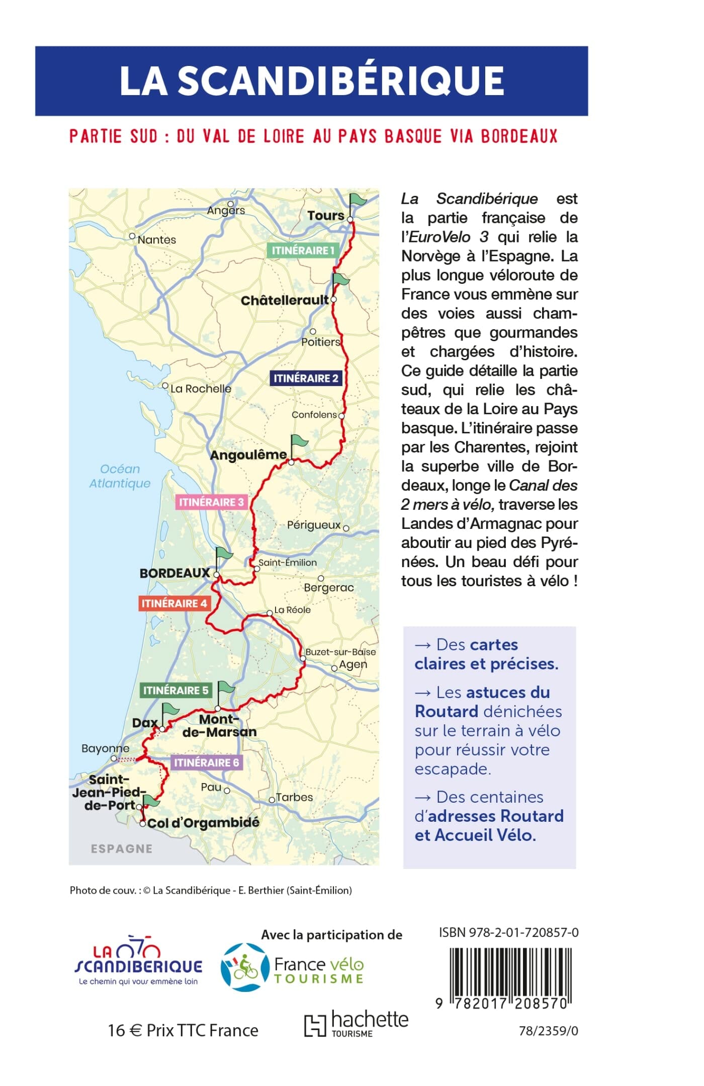 Guide du Routard - Scandibérique partie Sud : du Val de Loire au Pays Basque - Édition 2023 | Hachette guide de voyage Hachette 